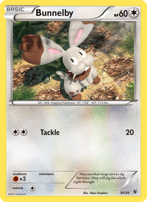 Bunnelby - Pokémon TCG Card