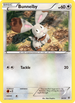Bunnelby - pokemon TCG Card