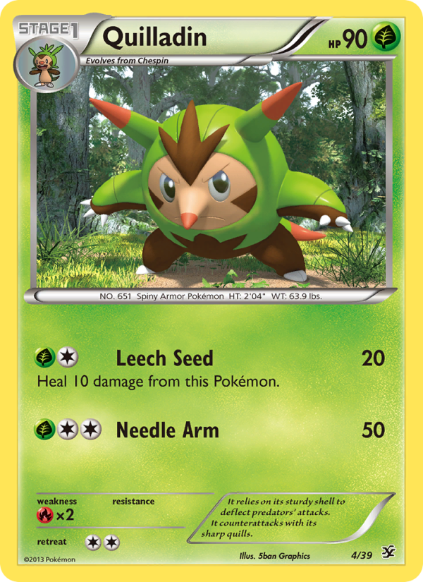 Quilladin - Pokémon TCG Card