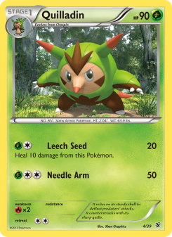 Quilladin - pokemon TCG Card