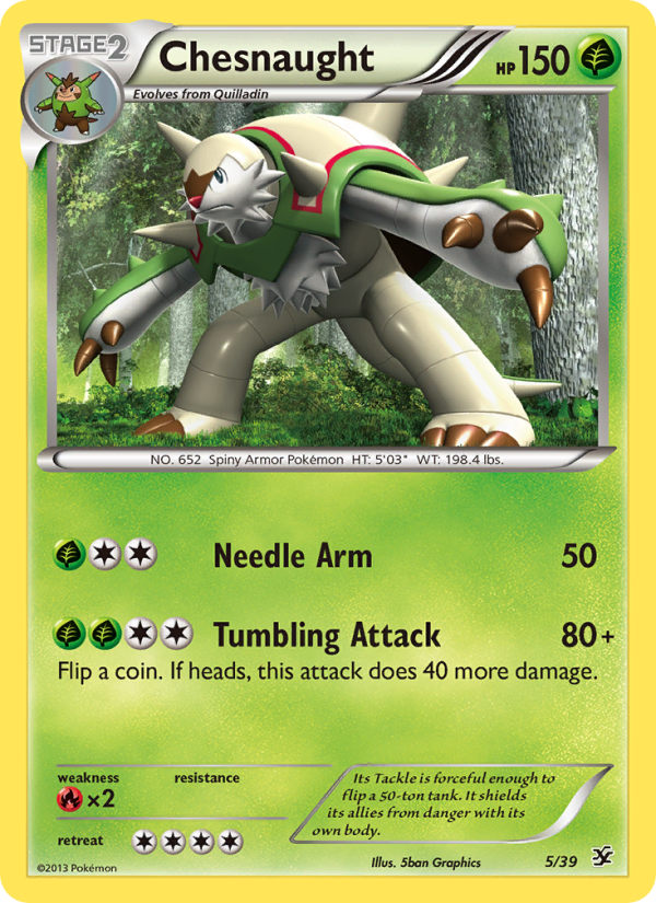 Chesnaught - Pokémon TCG Card