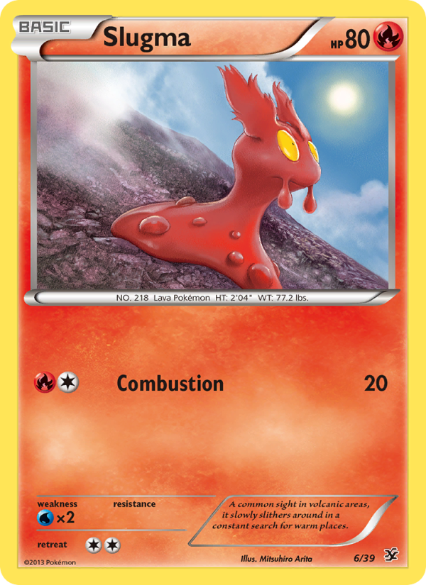 Slugma - Pokémon TCG Card