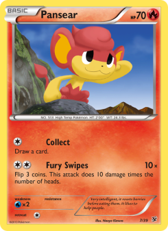 Pansear - pokemon TCG Card