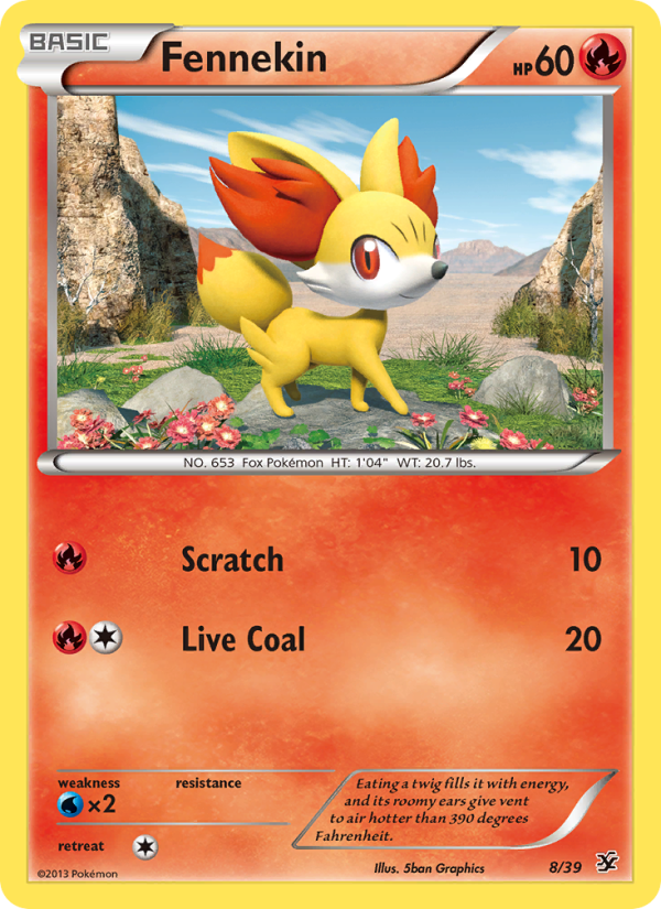 Fennekin - Pokémon TCG Card