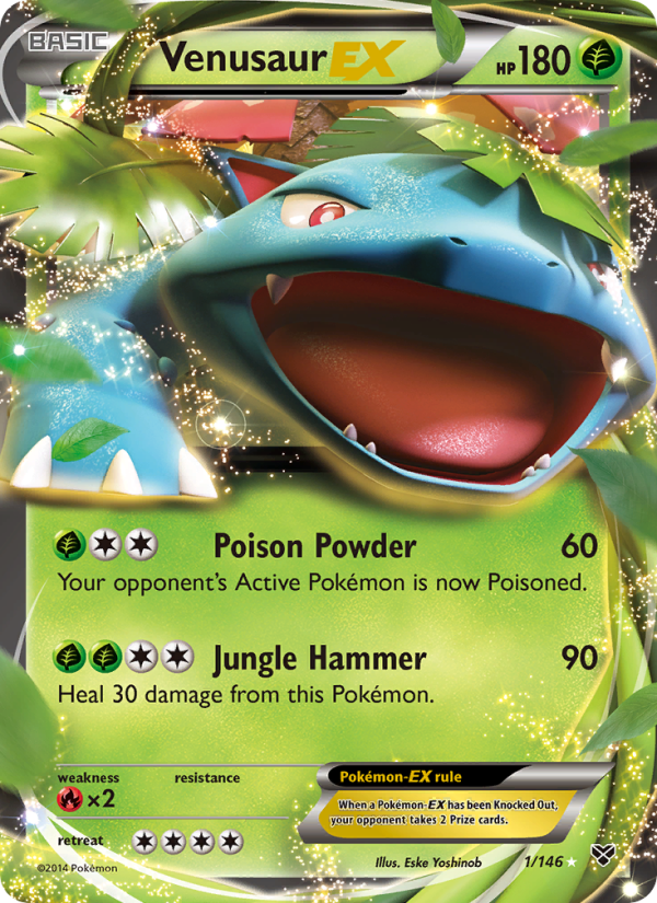 Venusaur EX - Pokémon TCG Card