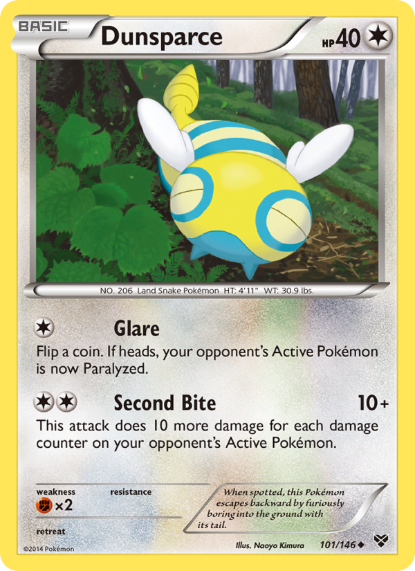 Dunsparce - Pokémon TCG Card