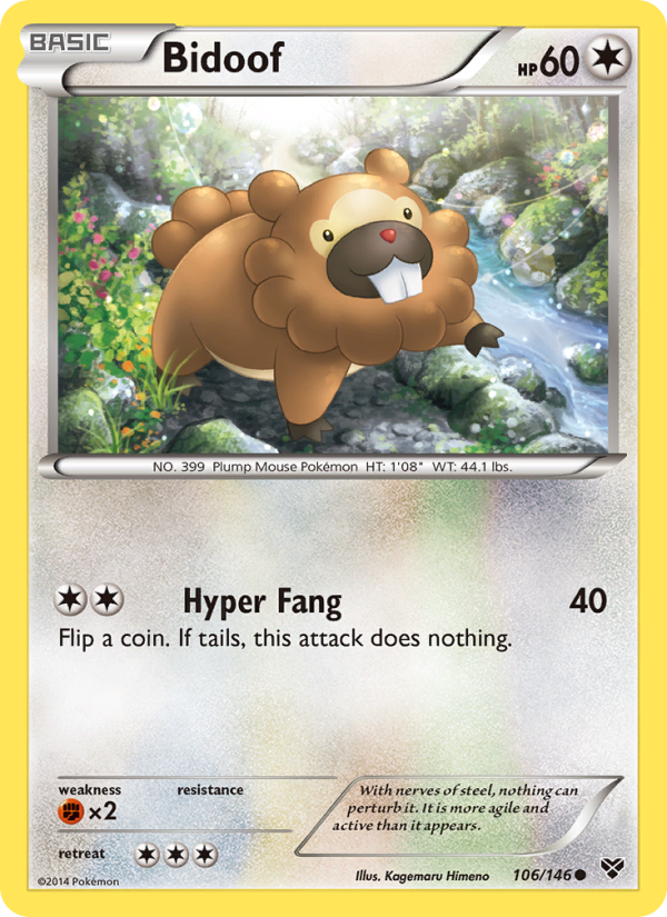 Bidoof - Pokémon TCG Card