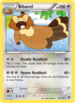 Bibarel - pokemon TCG Card