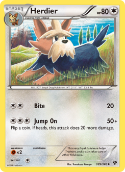 Herdier - pokemon TCG Card