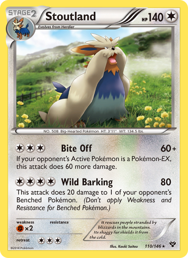 Stoutland - Pokémon TCG Card