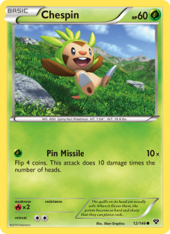 Chespin - pokemon TCG Card