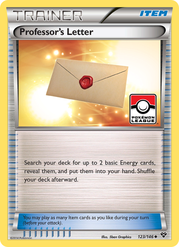 Professor's Letter - Pokémon TCG Card