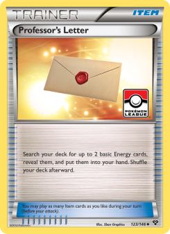 Professor's Letter - pokemon TCG Card