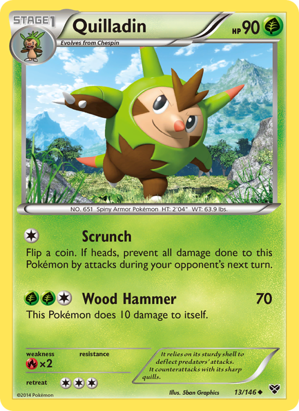 Quilladin - Pokémon TCG Card