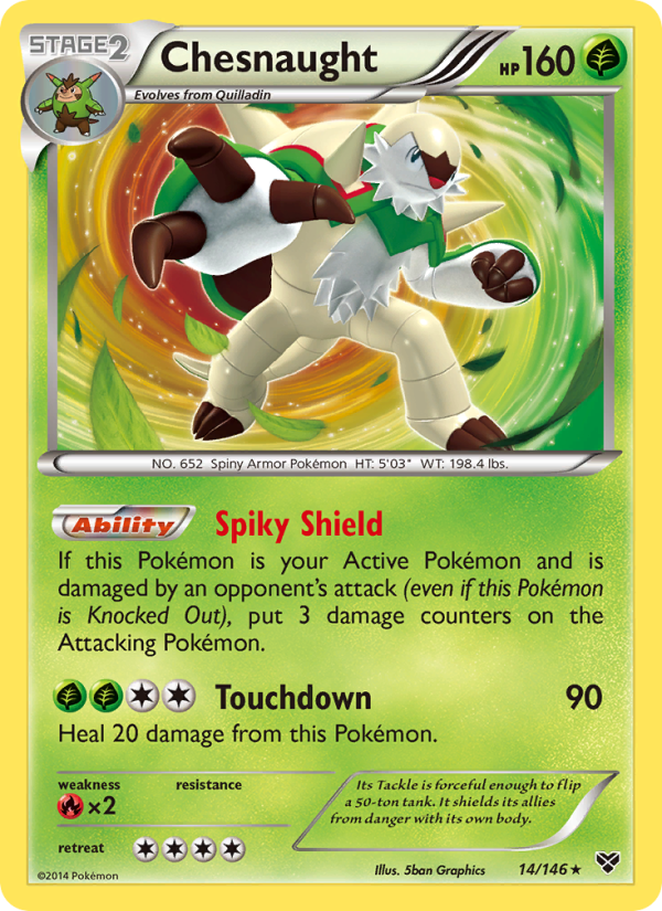 Chesnaught - Pokémon TCG Card