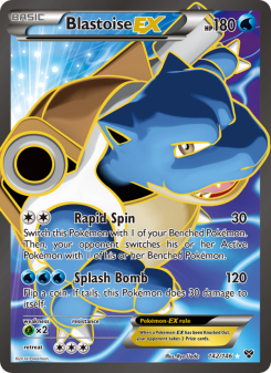 Blastoise EX - pokemon TCG Card