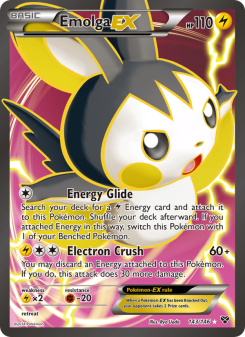 Emolga EX - pokemon TCG Card