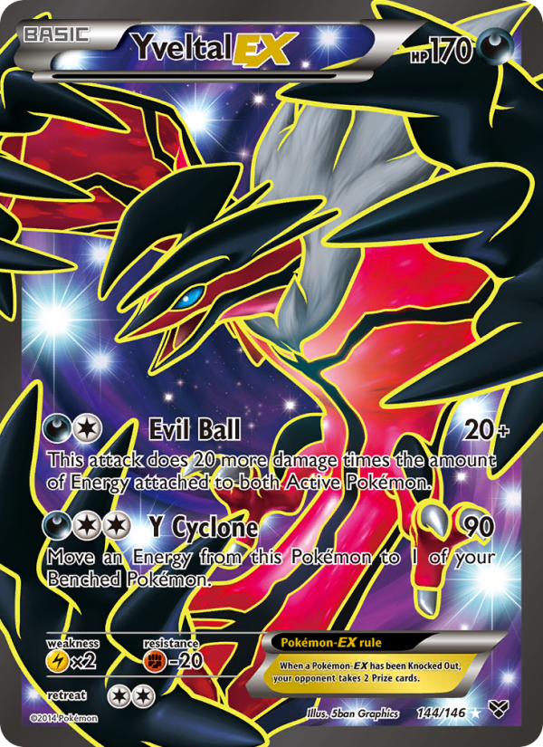 Yveltal EX - Pokémon TCG Card