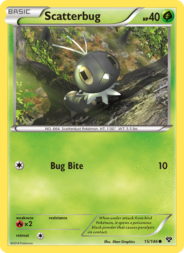 Scatterbug - Pokémon TCG Card
