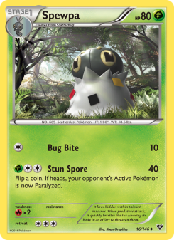 Spewpa - pokemon TCG Card