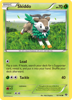 Skiddo - pokemon TCG Card