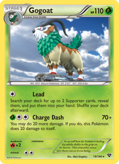 Gogoat - pokemon TCG Card