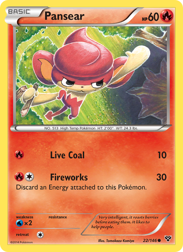 Pansear - Pokémon TCG Card