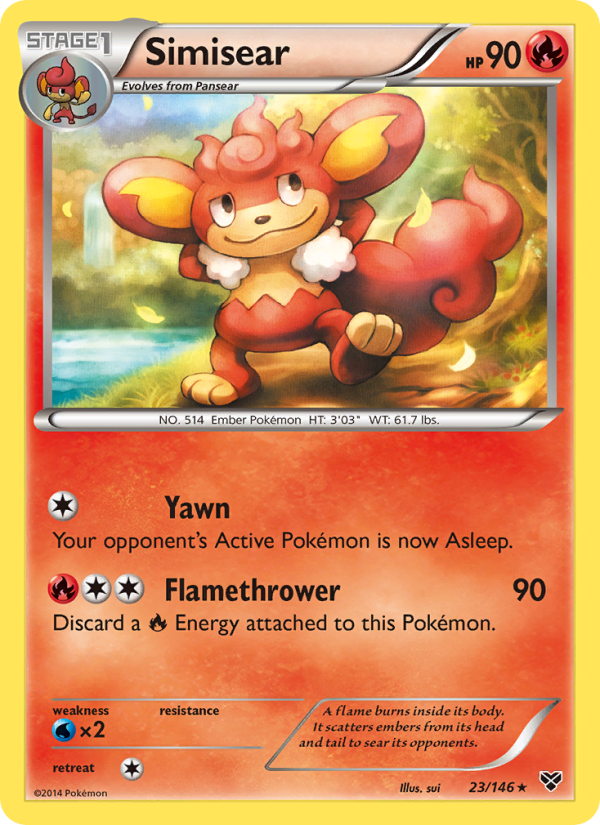 Simisear - Pokémon TCG Card