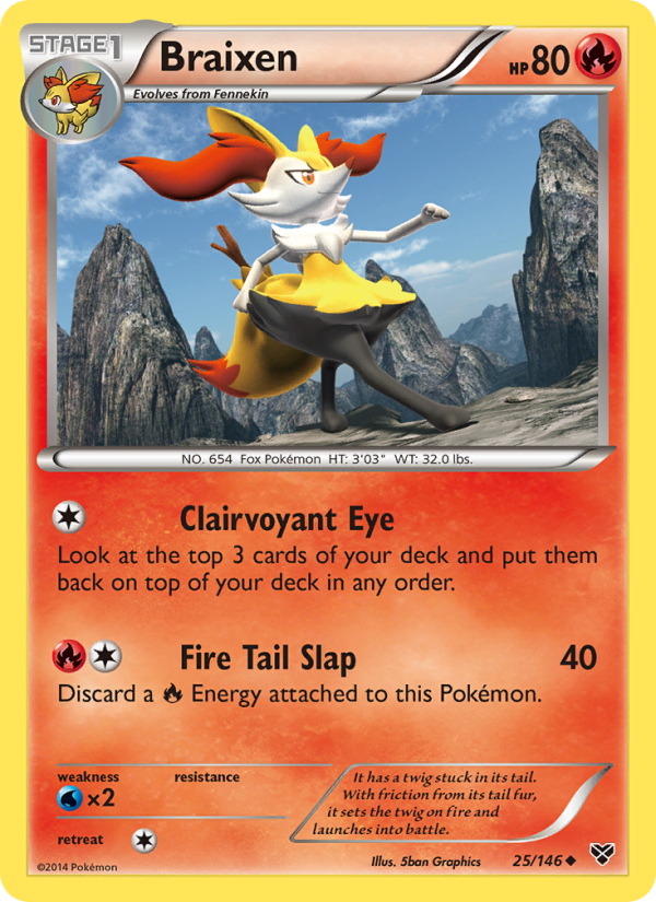 Braixen - Pokémon TCG Card