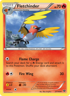 Fletchinder - pokemon TCG Card