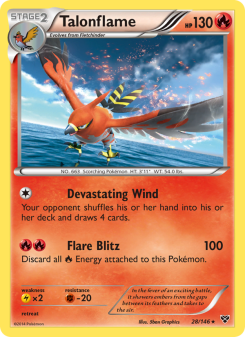 Talonflame - pokemon TCG Card
