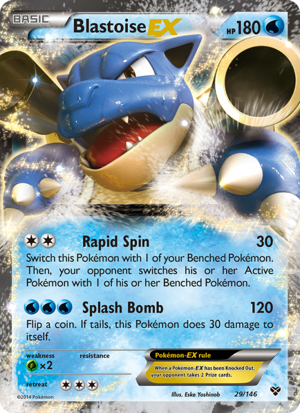 Blastoise EX - Pokémon TCG Card