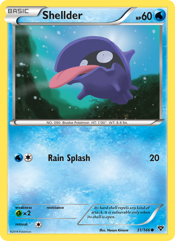 Shellder - Pokémon TCG Card