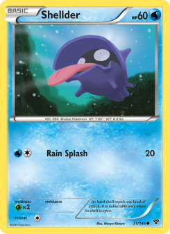Shellder - pokemon TCG Card