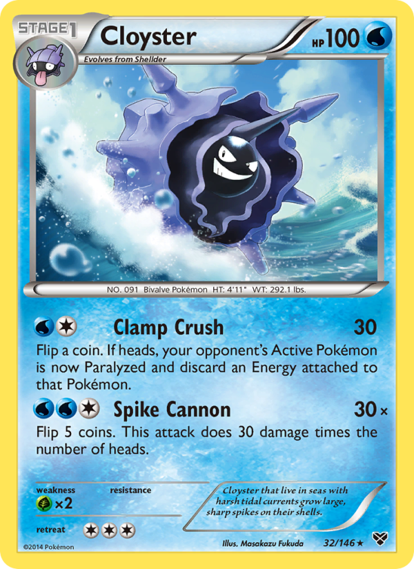 Cloyster - Pokémon TCG Card