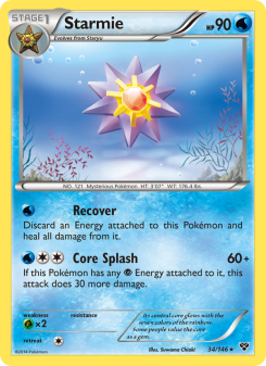 Starmie - pokemon TCG Card