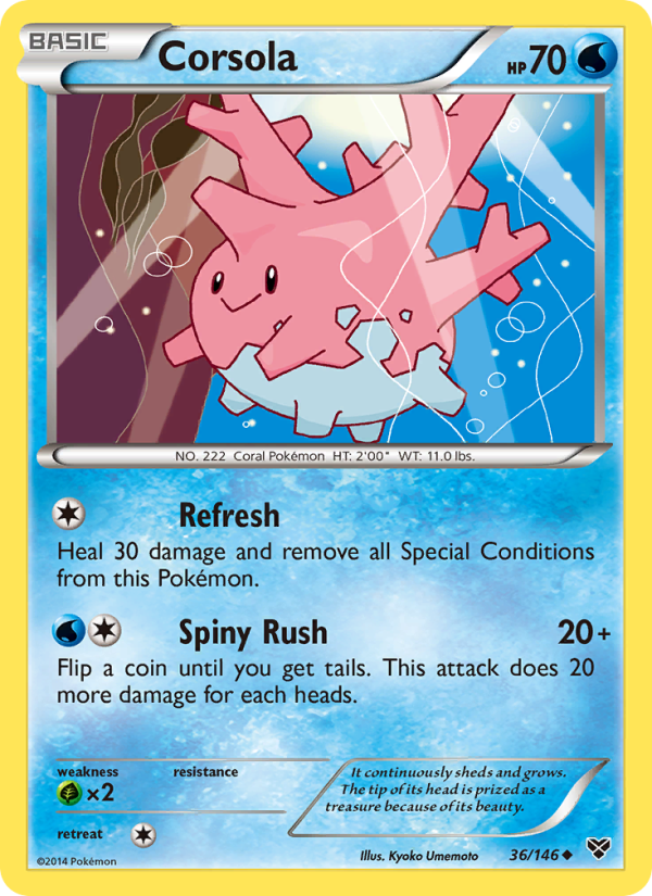 Corsola - Pokémon TCG Card