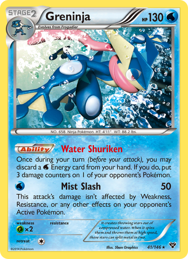 Greninja - Pokémon TCG Card