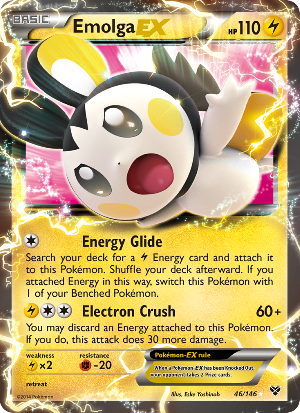 Emolga EX - Pokémon TCG Card