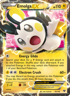 Emolga EX - pokemon TCG Card