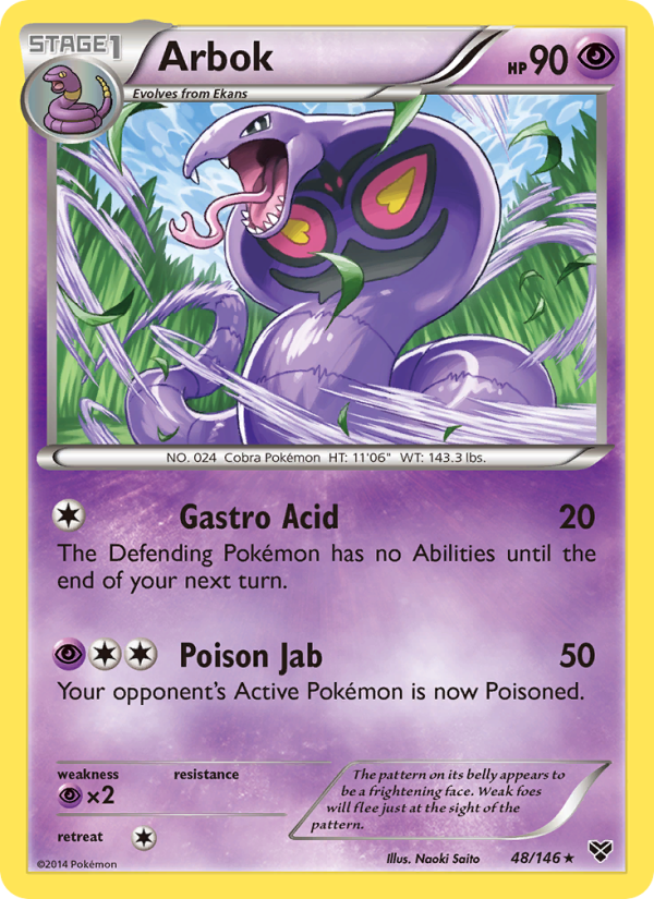 Arbok - Pokémon TCG Card