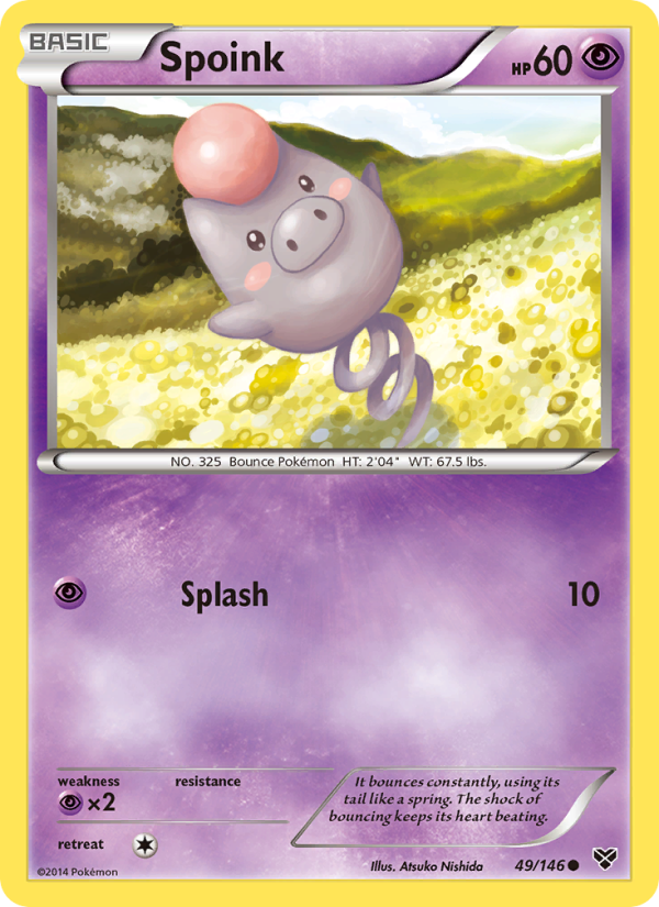 Spoink - Pokémon TCG Card