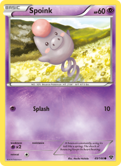 Spoink - pokemon TCG Card