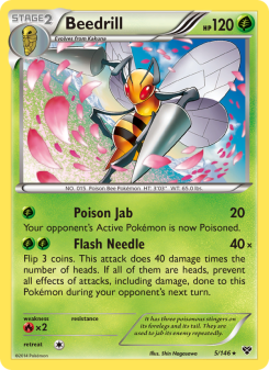 Beedrill - pokemon TCG Card