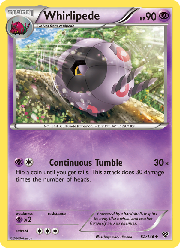 Whirlipede - Pokémon TCG Card