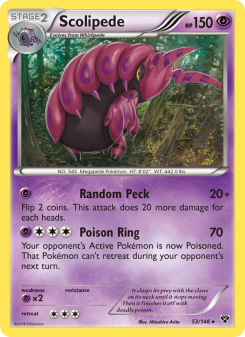Scolipede - pokemon TCG Card