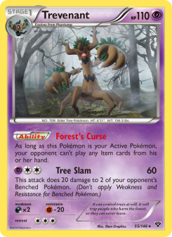 Trevenant - pokemon TCG Card