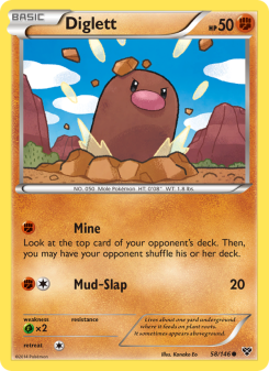 Diglett - pokemon TCG Card