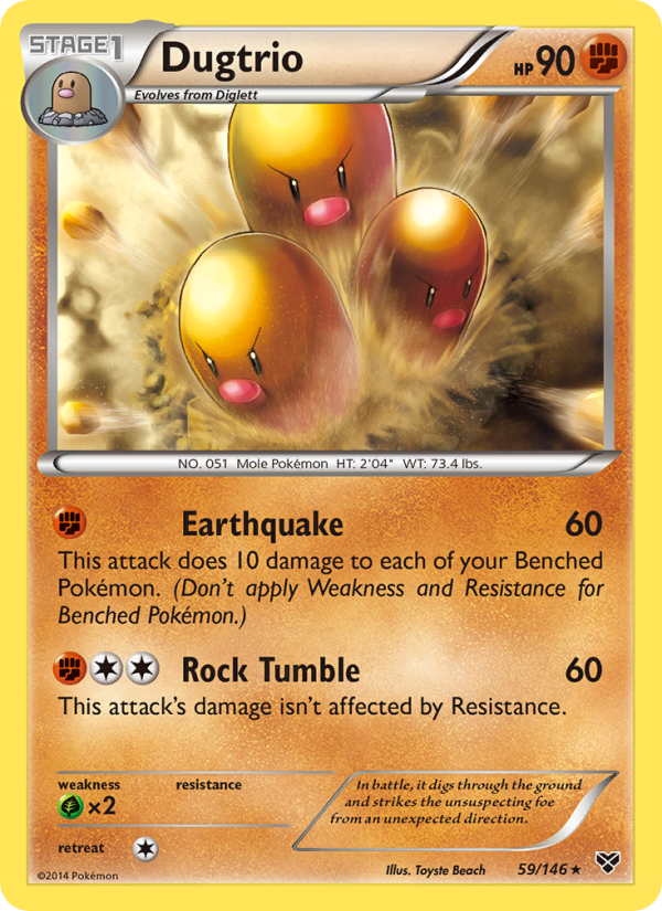 Dugtrio - Pokémon TCG Card