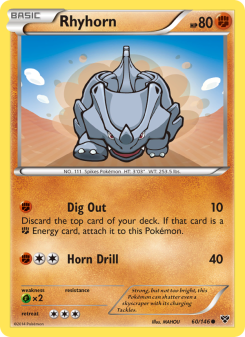 Rhyhorn - pokemon TCG Card